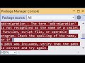 The term 'add-migration' is not recognized as the name of a cmdlet