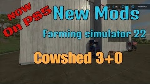 FS22    Cowshed 3 +0   New mod for Feb 28