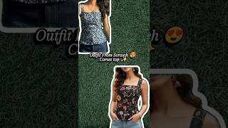 cotton corset top ✨ #corsettop #diy #fashion #creation #trending # viral #stitch #shorts #summertop
