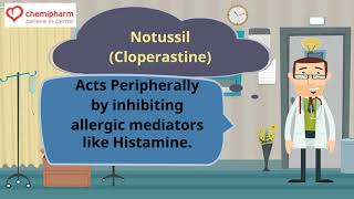 Notussil (Cloperastine) cough suppressant- علاج للكحه