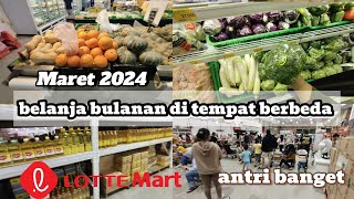 BELANJA BULANAN MARET 2024 DI LOTTE MART