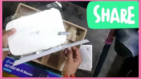 Unboxing of TP link AC1350 WIFI router dual brand/mu-mimo(archer C60)5g.