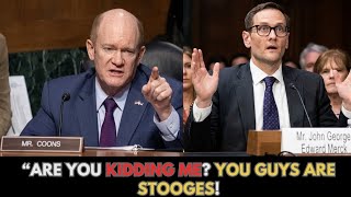 Sen Coons GRILLS Trump-Backed Judicial Nominees—Their Answers STUN the Hearing