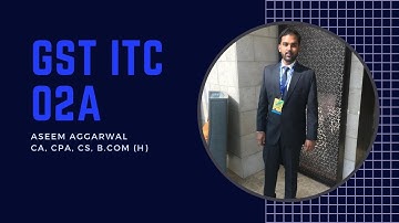 GST ITC 02A Transfer Input Tax Credit| When & Who can file GST ITC 02A| How to file GST ITC 02A