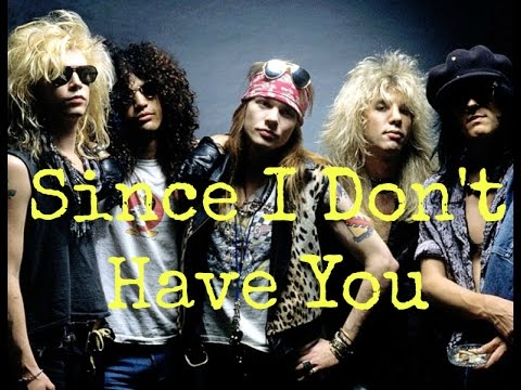 Guns N' Roses Since I don't Have You Cover -- Brad Huffman