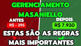 Gerenciamento Masaniello - Esta são as três regras mais importantes para não quebrar sua banca!