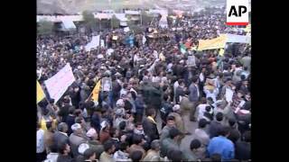 Anti Turkish Protest From Kurdish Area