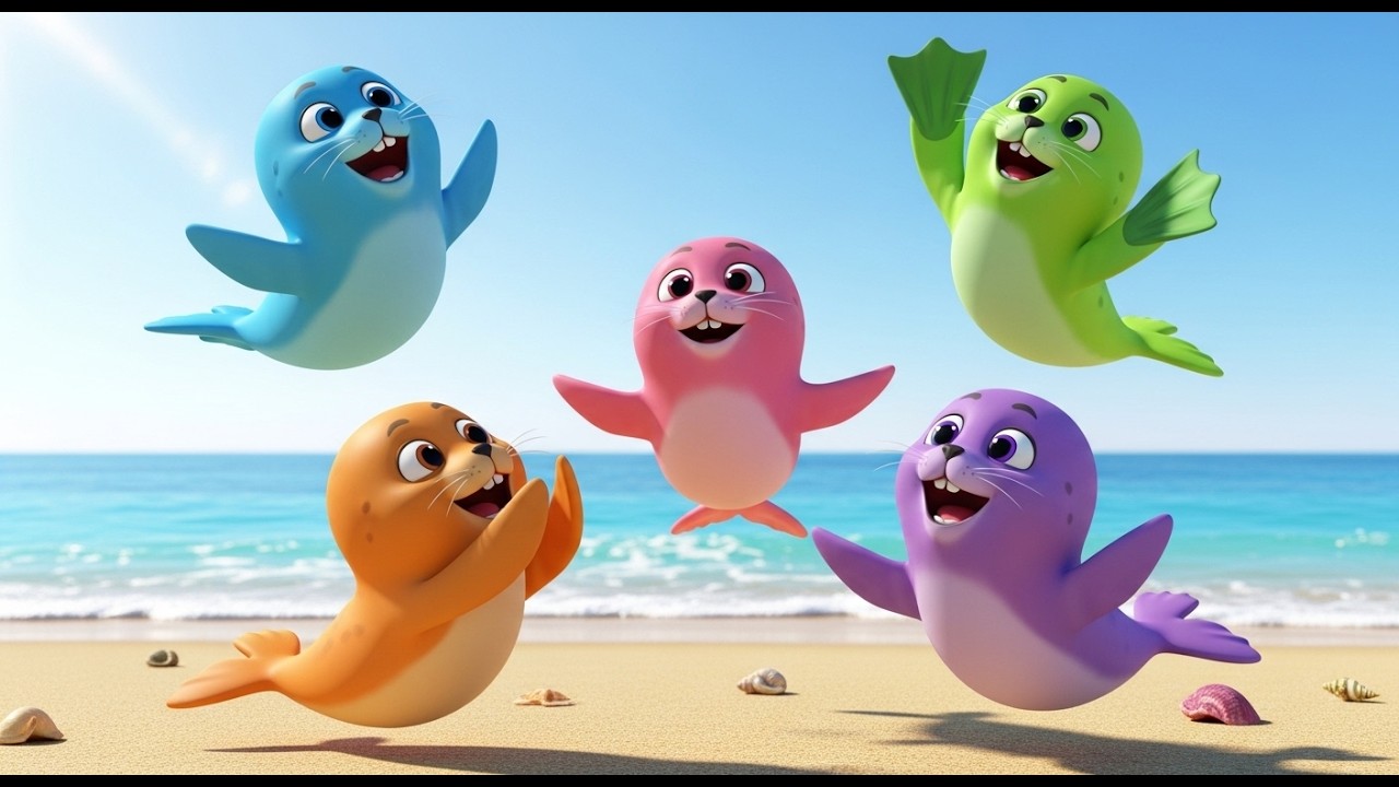 Five Little Seals Clap Clap Clap | Arctic Fun & Counting for Kids