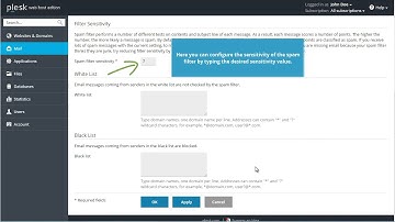 Activar y configurar SpamAssassin Plesk