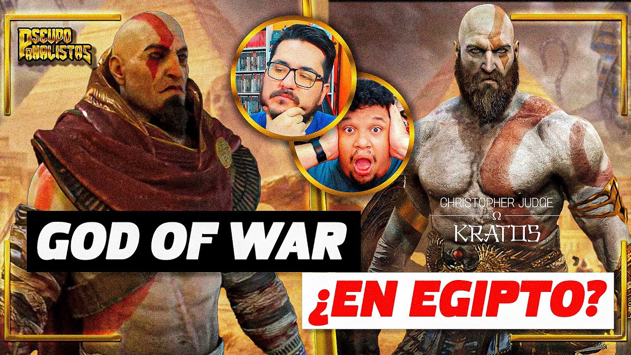 GOD OF WAR LLEGARÁ A EGIPTO 🐪 ¿CHISTOPHER JUDGE SERÁ KRATOS EN LA SERIE DE AMAZON? 👨🏿‍🦲