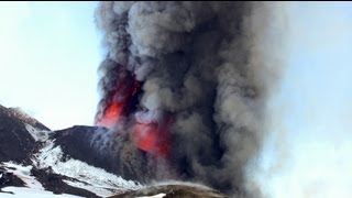 Etna Yanardağı Yeniden Faal