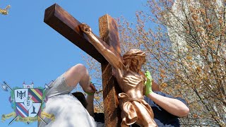 Standing Outdoor Crucifix - Construction & Installation