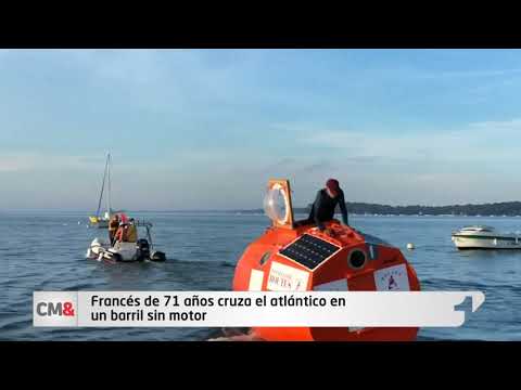 Video: Un Francés De 71 Años Cruza El Océano Atlántico En Un Barril Gigante