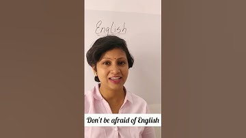 Afraid of English?? Are you afraid of English?? | Richa Mehta Education #youtubeshorts