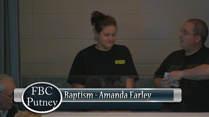 FBC Putney - Baptism of Amanda Earley
