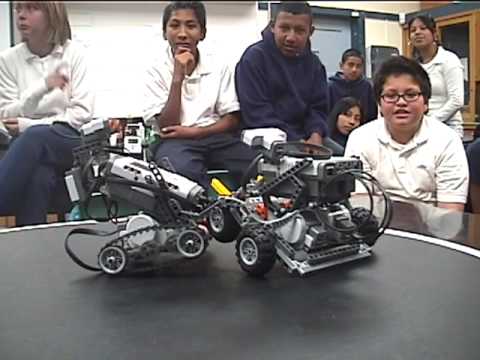 Sumo Robots El Camino Jr. High 2008 - YouTube