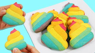 How To Make Rainbow Unicorn Poop Cookies