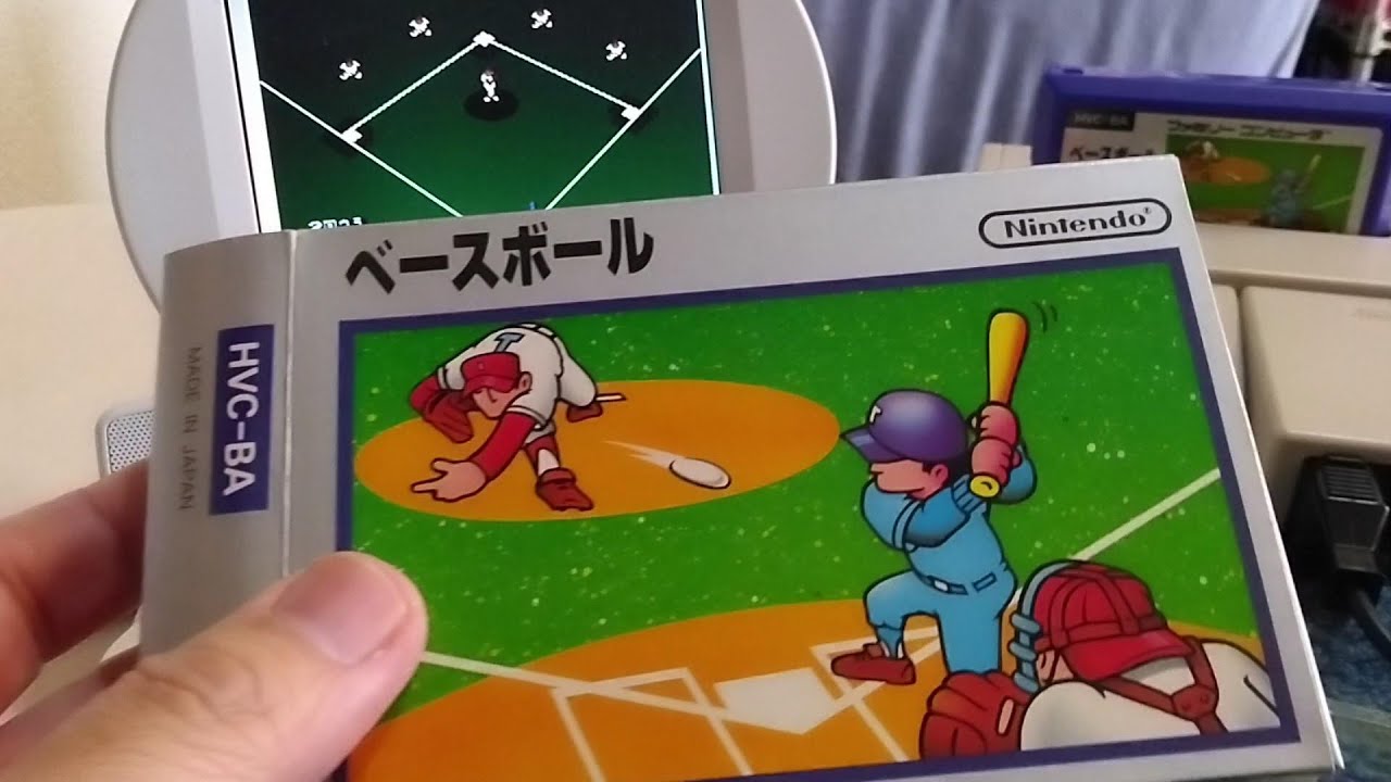 ファミコン・ベースボール（箱説あり）を開封・プレイ紹介【任天堂Nintendo・野球ゲーム】 YouTube