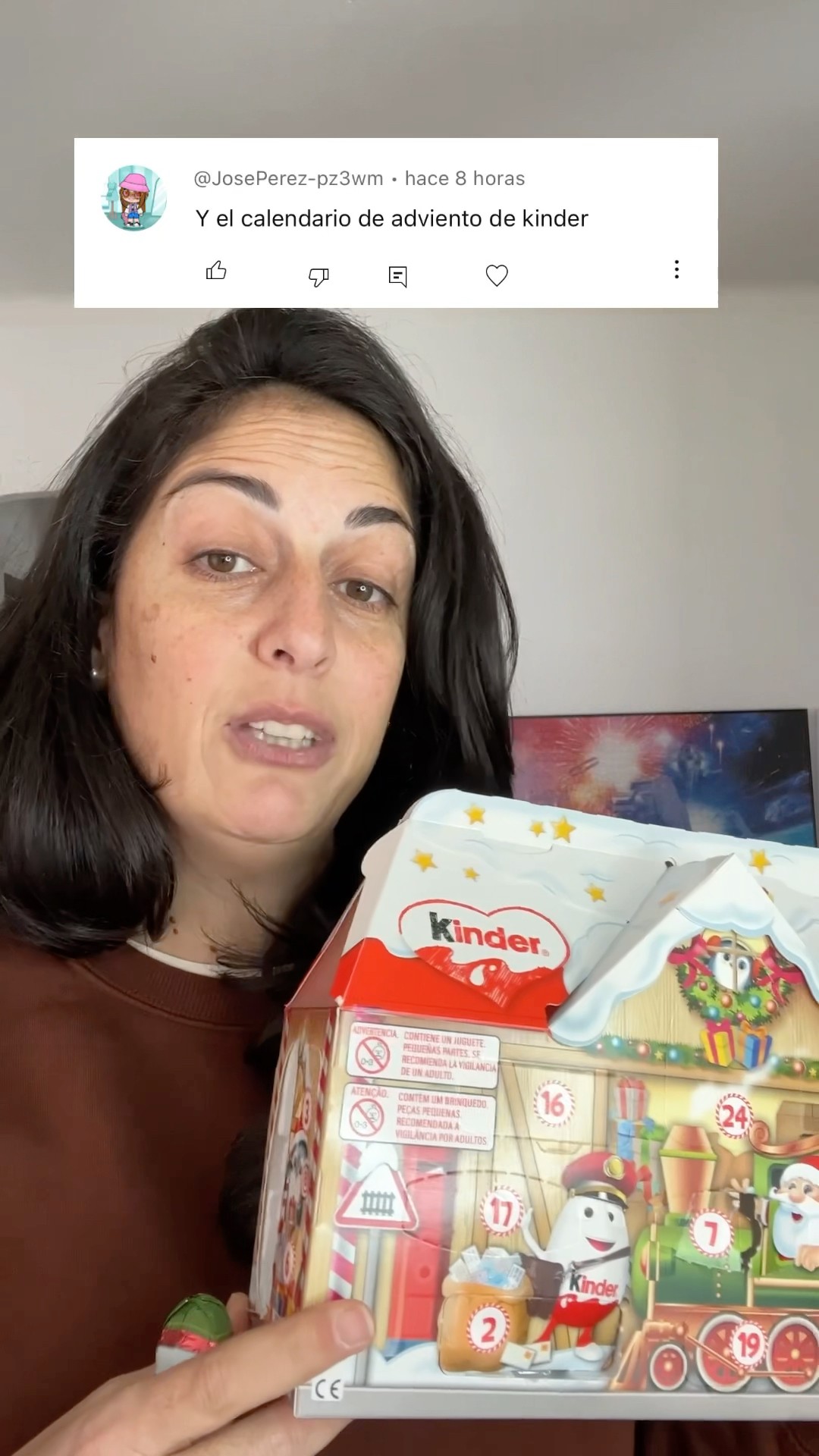 Abro todo el calendario de chocolate Kinder ?? #kinderbueno #chocolate