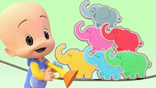 Learn with Cuquin and the Surprise Eggs (Elephants)