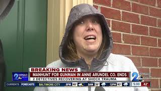 Manhunt for gunman in Anne Arundel County ends