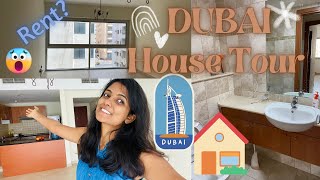 My 1BHK *DUBAI* empty Apartment Tour - Cost of living, expenses, Rent, location and other details