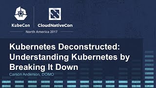 kubernetes deconstructed: understanding kubernetes by breaking it down - carson anderson, domo