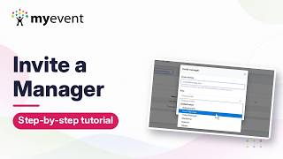 How to Invite a Manager to Your Site | MyEvent Tutorial (Old)