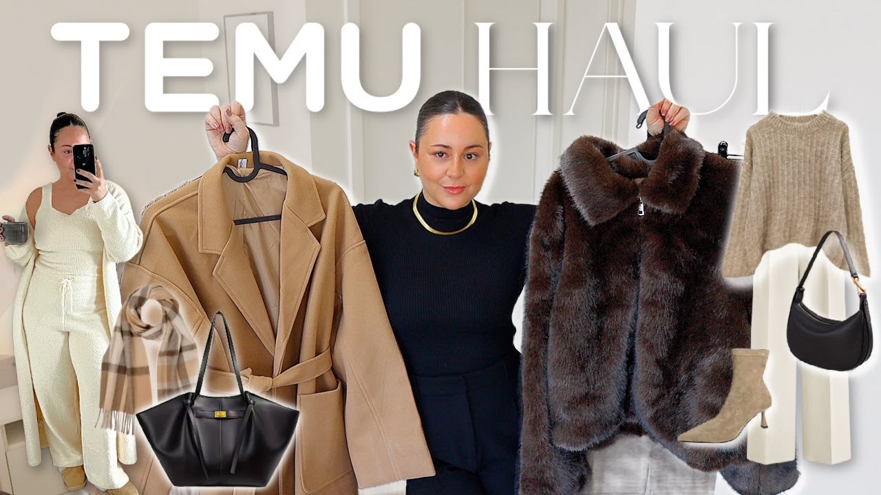 TEMU CLOTHING HAUL - Cozy Winter Sets, Quality Finds For Less & Winter Outfit Ideas!