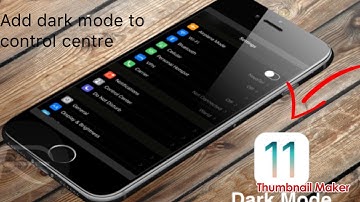 HOW TO ADD DARK MODE TO CONTROL CENTRE ON IOS11 (smart invert)