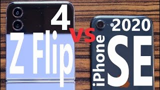 Samsung Galaxy Z Flip4 vs iPhone SE 2020 - SPEED TEST + multitasking - Which is faster!?