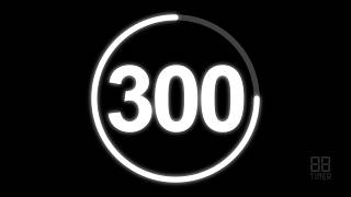 300 Second Countdown Timer With Clock Ticking Sound Finish Alarm Beep