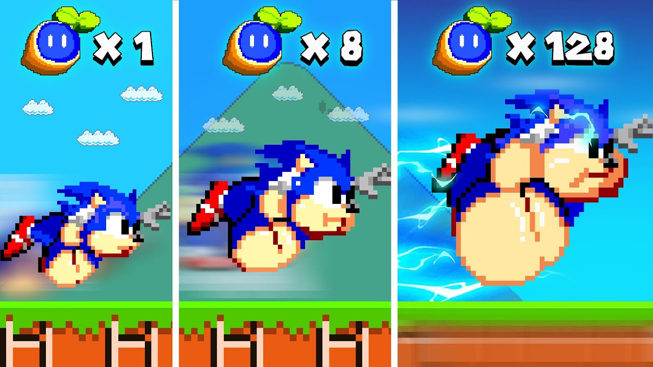 Super Mario Bros.,but Seed Makes Sonic Fat Faster...