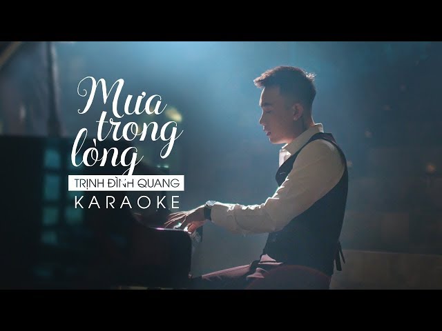 Mưa Trong Lòng Remake Karaoke - Trịnh Đình Quang class=