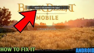 How to fix it Black Desert Mobile service is not available in this region screenshot 5