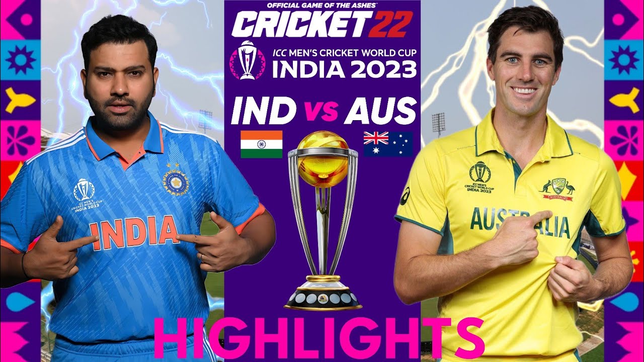 India vs Australia Highlights | ICC Cricket World Cup 2023 | IND vs AUS | Cricket 22 Gameplay