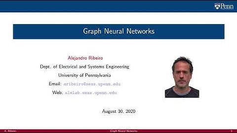 Lecture 1.1 - Graph Neural Networks