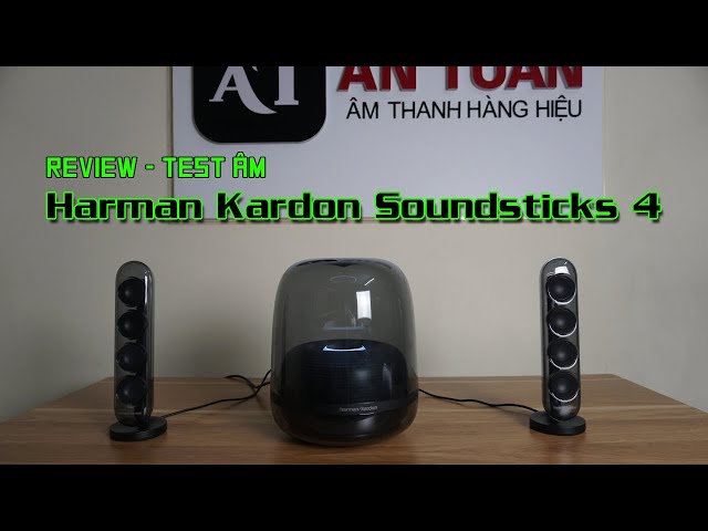 [REVIEW + TEST ÂM] Loa Bluetooth Harman Kardon Soundsticks 4 | Màu đen cực ngầu !!!