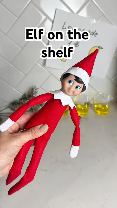 Elf on the Shelf fun idea✨ Try this cute holiday trick! #ElfOnTheShelf #elfideas #christmastips