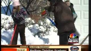 'Snow Angels' clear driveways in Mission