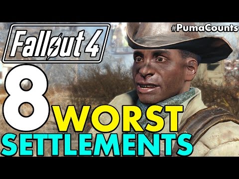 Top 8 Worst Settlement Locations in Fallout 4 (Includes DLC) #PumaCounts