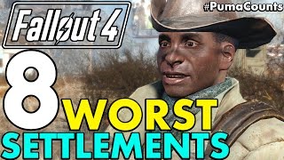 Top 8 Worst Settlement Locations in Fallout 4 (Includes DLC) #PumaCounts