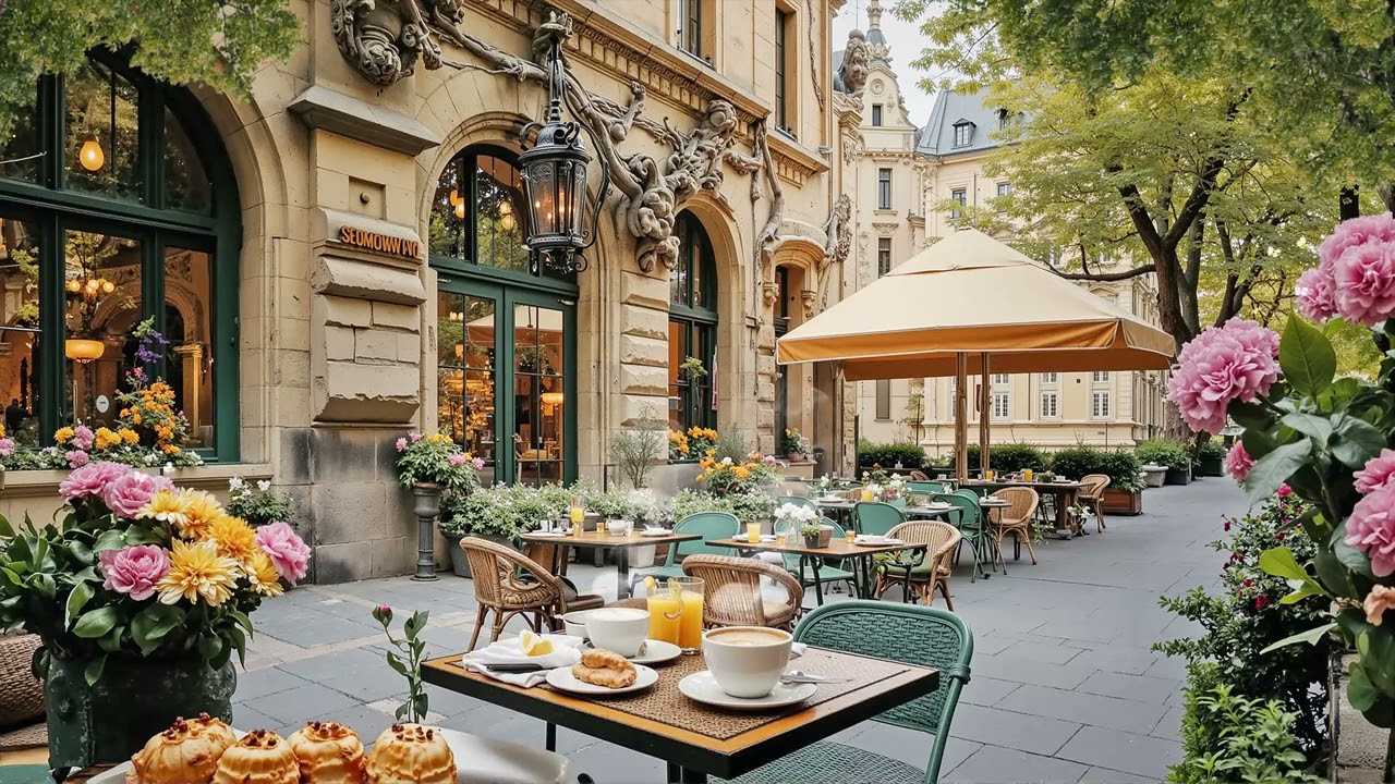 Sunrise Street Jazz Coffee Walk | Relaxing Jazz & Calm City Atmosphere