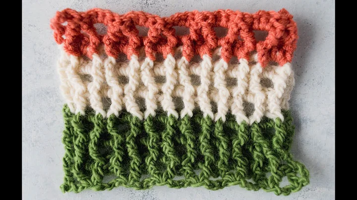 Learn the Beautiful Crochet Honeycomb Stitch