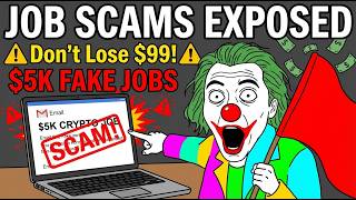 Job Scams EXPOSED: Don't Lose $99 to Fake Crypto Jobs! (Red Flags)