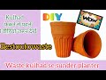 Amazing DIY KULHAD Painting Techniques #artistickulhad #kulhadart #diyplanter #crafts  #diy