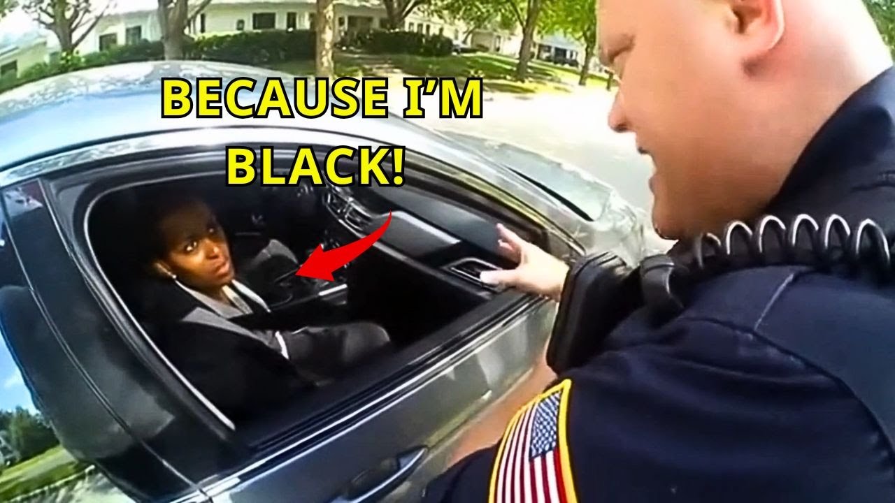 Racist police officer blocks Black female agent's path - Lawsuit seeks $18 million in damages.