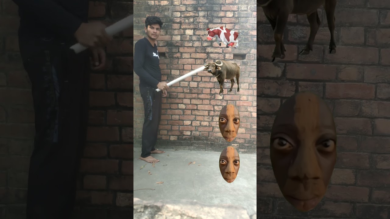 cow,, buffalo,, goat,, lion VFX magic //youtubeshorts