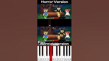 Choose one: Human or Monster? #roblox #99nightintheforest (@sonaextra) - Octave Piano Tutorial