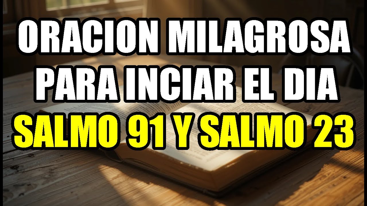 ORACION DE LA MAÑANA SALMO 91 Y SALMO 23 LAS DOS ORACIONES MAS ...